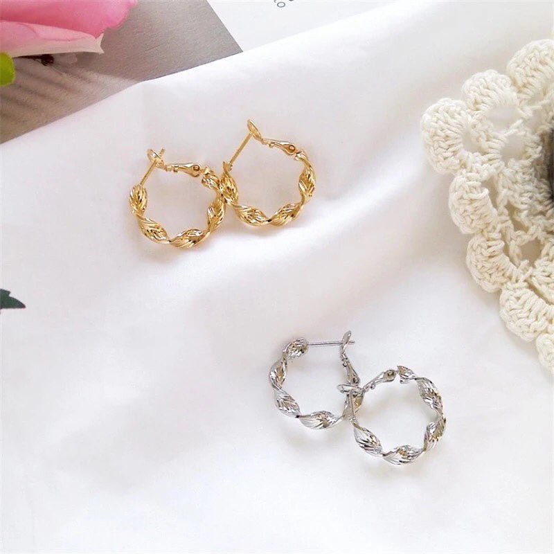 butterbear_shop ต่างหู Twist Minimallist Earrings  011