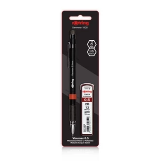 Rotring Visumax (รอตติ้ง) ดินสอกดรอตติ้ง 0.5 มม. ฟรี ไส้ดินสอกด2B ดินสอกด ดินสอ ไส้ดินสอdf ไส้ดินสอ2B