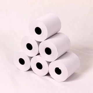 แพ็ค 100 ม้วน📃📃กระดาษใบเสร็จความร้อน EasyPrint Thermal Paper 57x50mm 🖨 ใช้กับเครื่องปริ้นความร้อน ขนาด 58mm