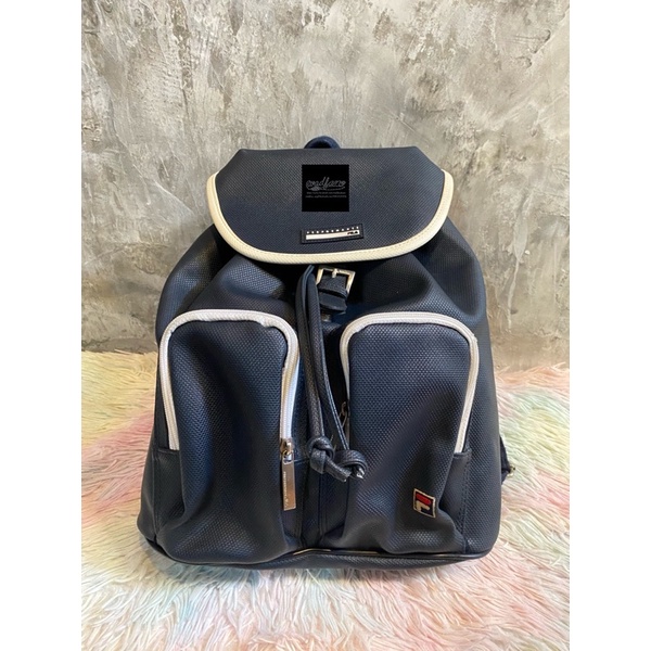 กระเป๋าสะพาย/เป้สีดำของแท้💯#fila