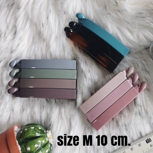 พร้อมส่งร้านไทย!! กิ๊บกล้วยรวบผมฟันประกบไซส์ M งาน Made in korea แท้100% วัสดุอย่างดี สีสวย แข็งแรง คุ้มค่า #banana clip