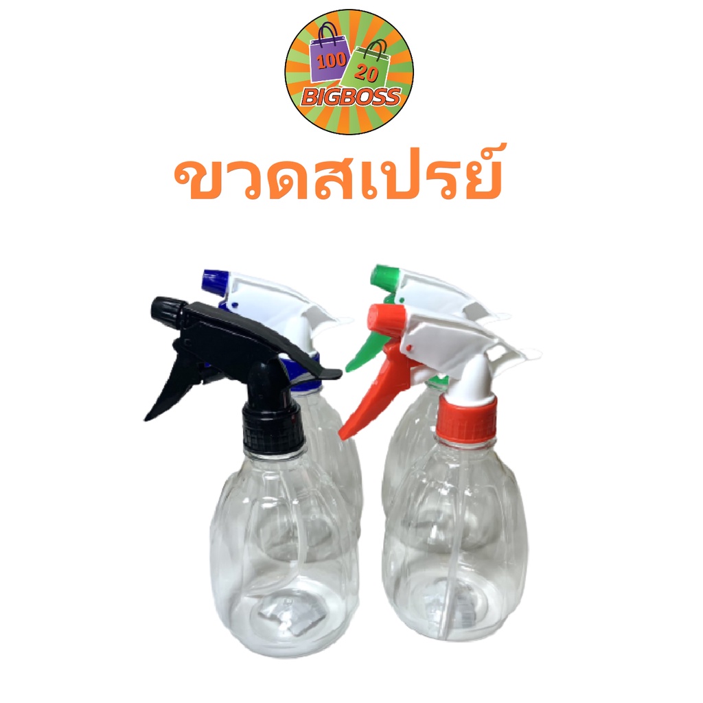 [Foggy Spray] ขวดใส คุณภาพดี หัวฉีดเลือกสีได้