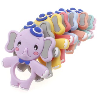 ยางกัด ช้างสำหรับเด็ก, BPA Free Teething Aid, มีหลายสีให้เลือก