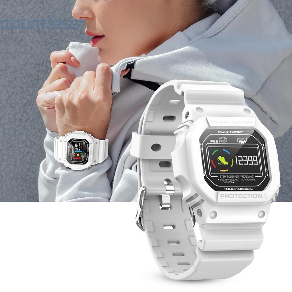 COU 696 x 12 นาฬิกาข้อมืออัจฉริยะ IP 68 Heart Rate Monitor Pedometer