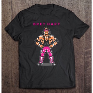 เสื้อยืด พิมพ์ลายการ์ตูนกราฟฟิค Wwe Bret Hart Flexed