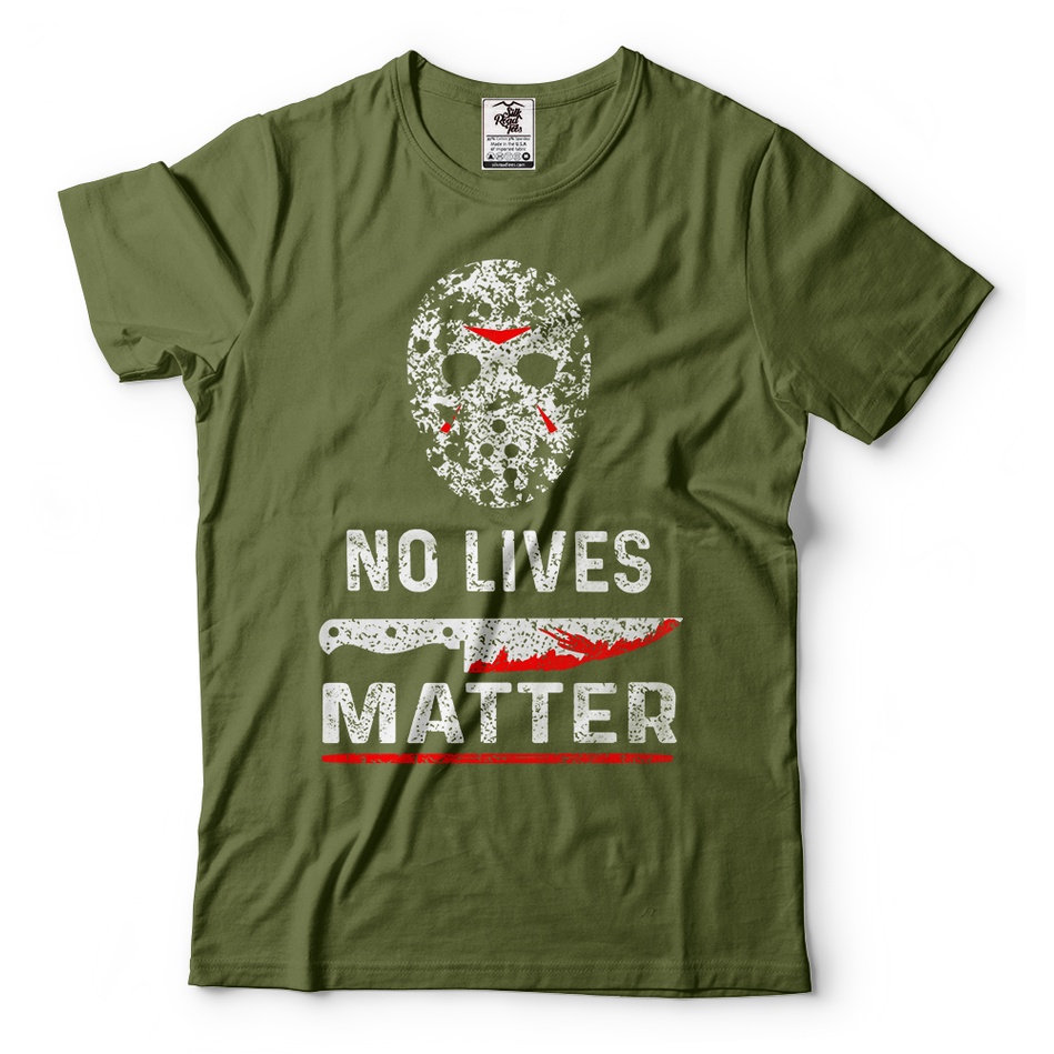 Diy Customiezd Store Tee Unseix Friday 13Th Jason No Lives Matter Mens Tee