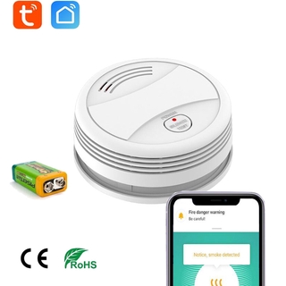 Amazz Tuya smart WiFi smoke detector Fire Alarms