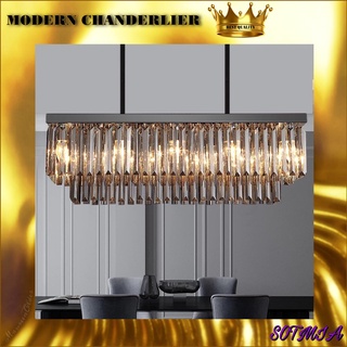 CT002A022 SOTMIA CHANDELIER MODERN โคมไฟสีทอง โคมไฟสีเงิน แชนเดอเรีย ตกแต่งห้อง แต่งห้องนั่งเล่น ห้องอาหาร โคมไฟ