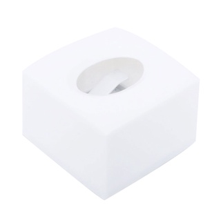 กล่องใส่กระดาษทิชชู่ป๊อปอัพทรงเหลี่ยม JCJ 1614 สีขาว  กล่องใส่กระดาษทิชชู  Square Pop-up Tissue Box JCJ 1614 White