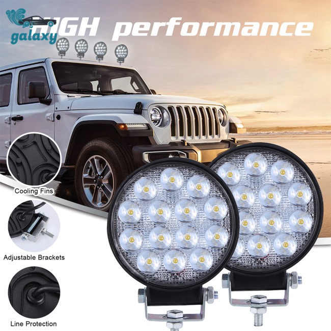 4inch Round Super Slim 140w Spotlight Led Work Light Driving Fog Lights ...