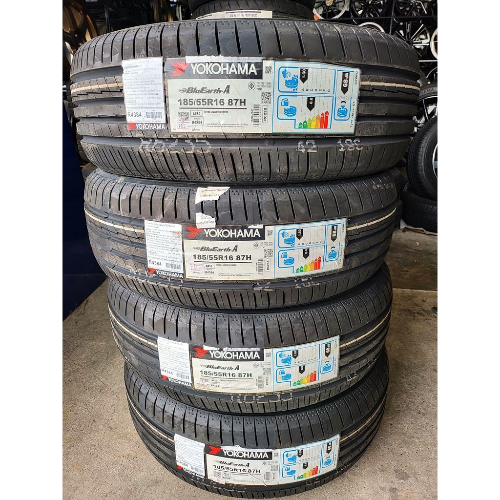 ยาง *** YOKOHAMA ***  - 185/55/16 รุ่น Bluearth A          ปี 22     ✅ ชุดละ 12,900 บาท ✅