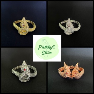 กำไลข้อมือลายดอกไม้ กำไลข้อมือเจ้าสาว เครื่องประดับชุดไทย กำไลข้อมือลายไทยสวยๆ
