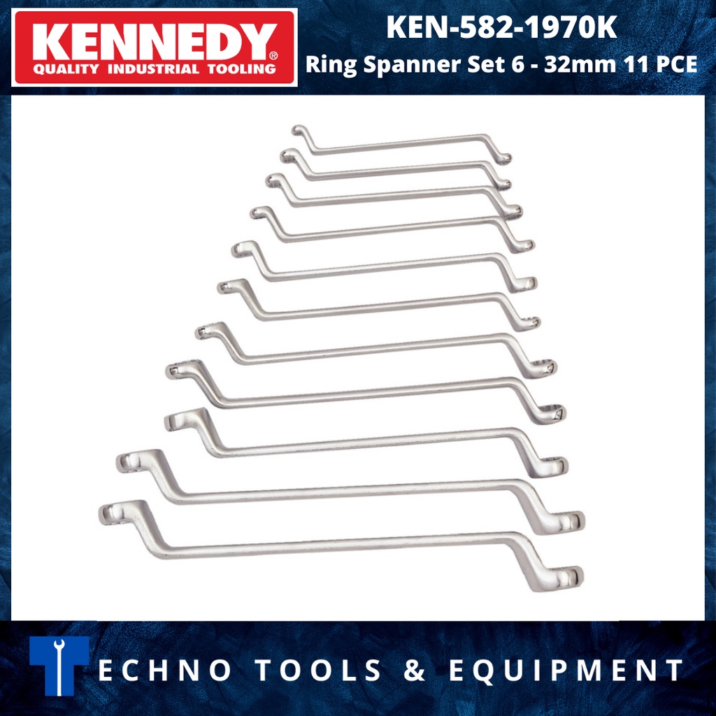 เคนเนดี้ เคนเนดี้ เคน5821970ชุดประแจแหวน K 6 - 32 มม. 11-PCE เมตริก KEN-582-1970K