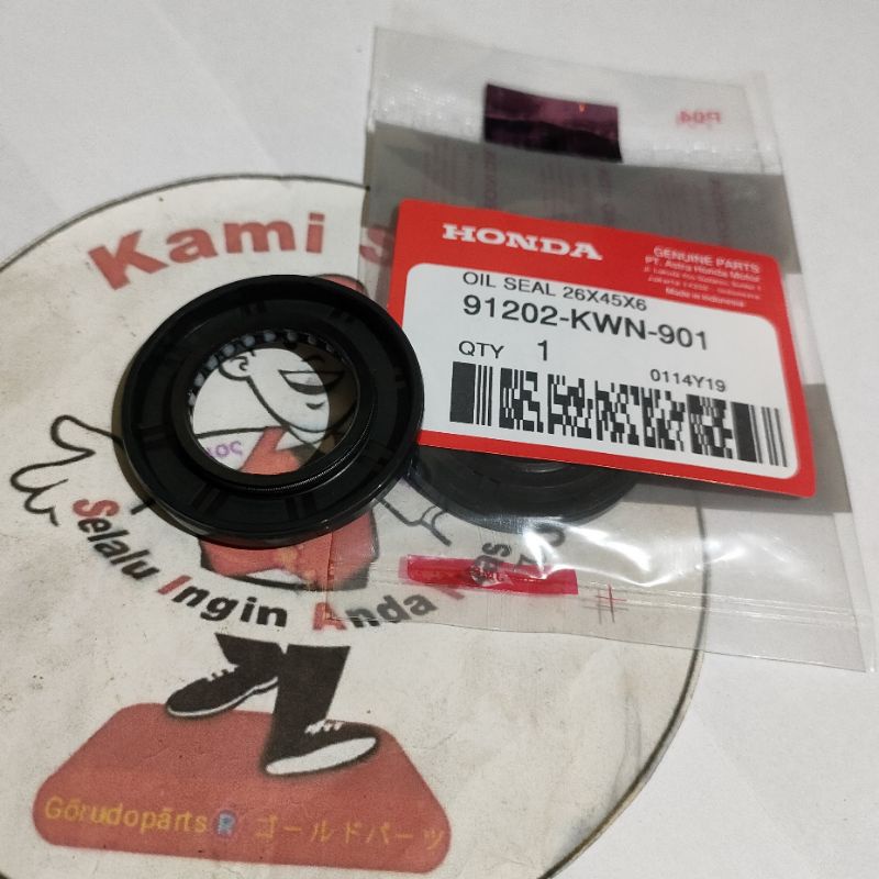 91202-KWN-901 เดิม Vario 125 ซีลเพลาข้อเหวี่ยง