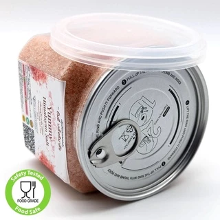 เกลือชมพูหิมาลัยแท้ 100% Yummy เกลือหิมาลัย ชนิดป่น (Fine) เกรดพรีเมียม 500g