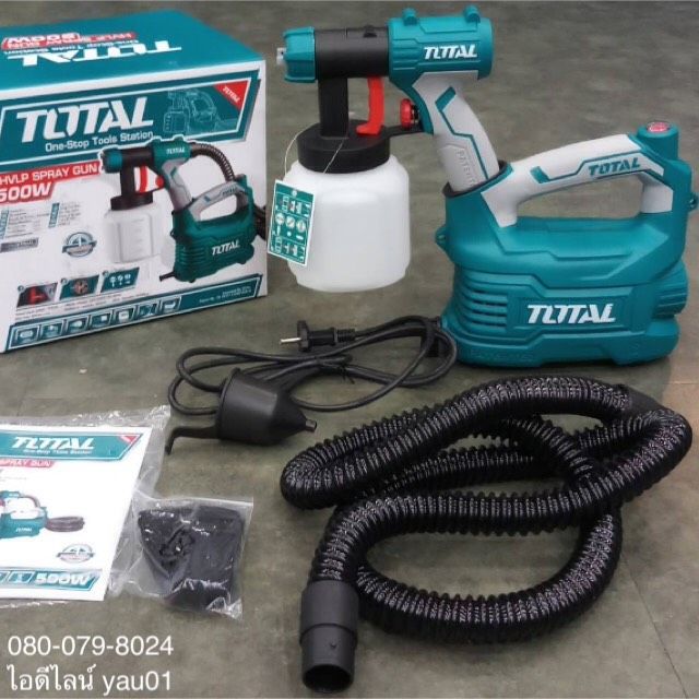 กาพ่นสี แบบไฟฟ้า ของ TOTAL TT-5006 500 วัตต์ 800 มิลลิลิตร