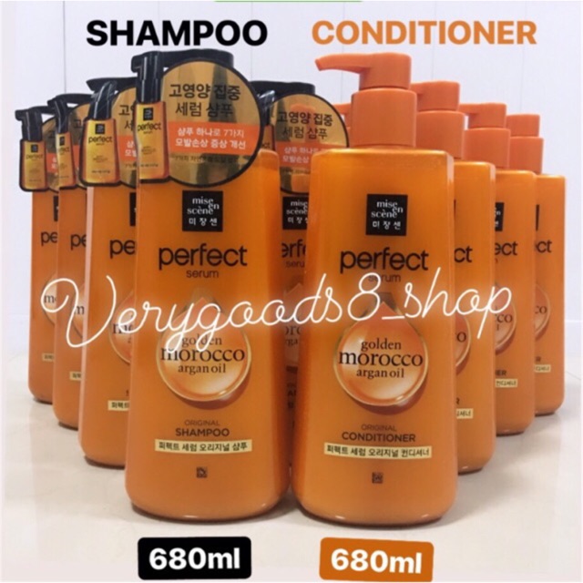 💥รับคืน 10%💥SPCCBJD8HF  ✅พร้อมส่ง✅ แชมพู /ครีมนวดผม Mise en scene perfect serum  680ml