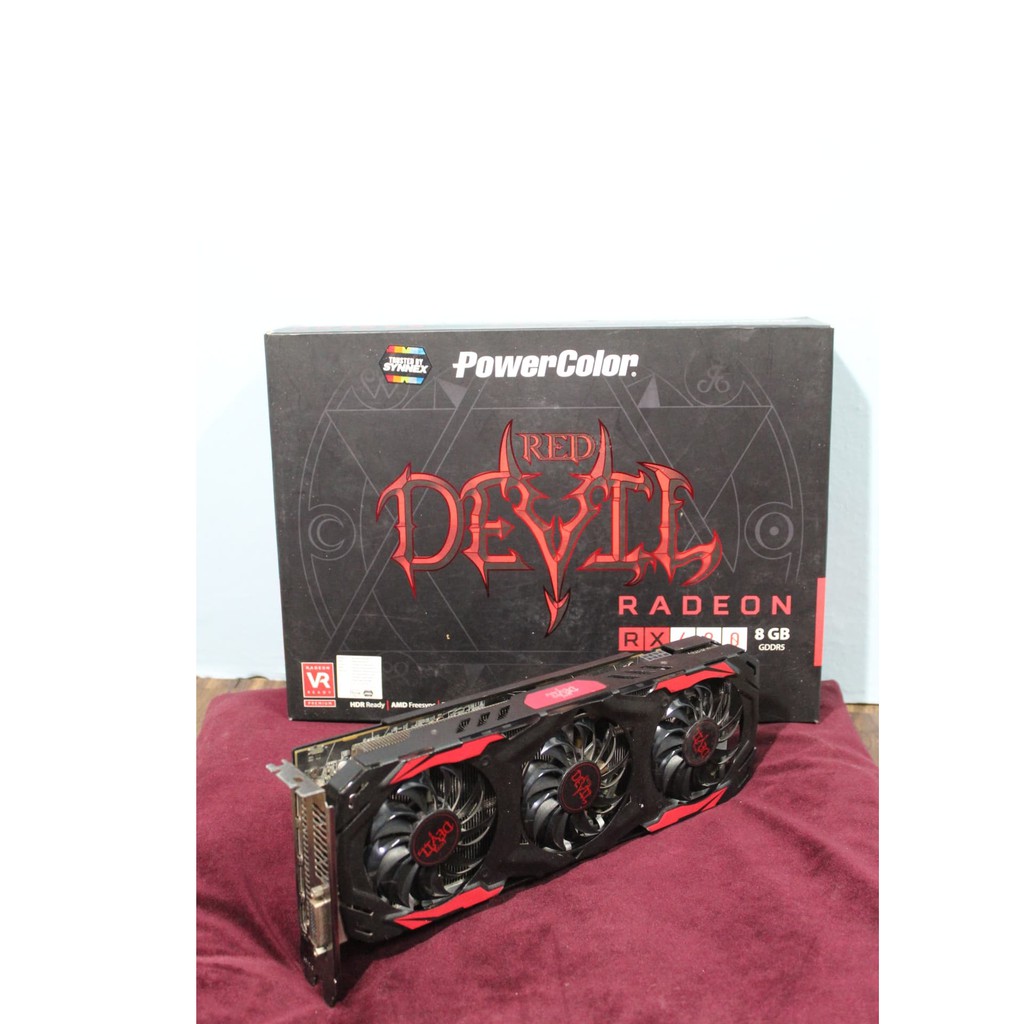 การ์ดจอRX 480/8GB Power Color DEVIL (ทดสอบ ความร้อน79)