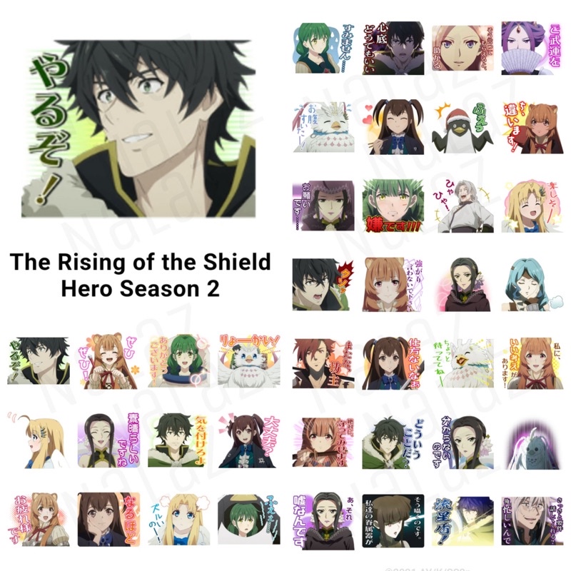 ธีมไลน์ สติกเกอร์ไลน์ The Rising of the Shield Hero ผู้กล้าโล่ผงาด Tate no Yuusha no Nariagari