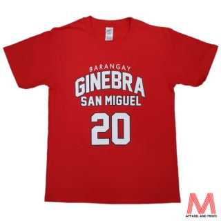 เสื้อสาวอวบ - Ginebra #20 เกร็ก สลอธ เสื้อยืด PBA