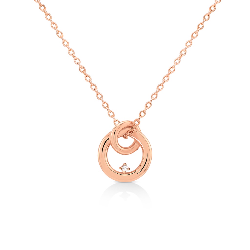 Jewellista สร้อยคอเงินแท้ 925 ประดับพลอย CZ รุ่น Duke