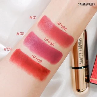 💟ของแท้ | ส่งเร็ว💟 ลิป Sivanna Kiss Me Lipstick x ลิปสติก เนื้อแมท || HF688