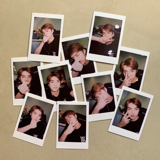 รูปโพลารอยด์เซตแคสเกมส์เซฮุน ชานยอล | sehun chanyeol✨