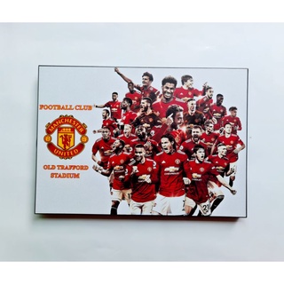 กรอบรูป ปีศาจแดง MANCHESTER UNITED กรอบรูปวินเทจ