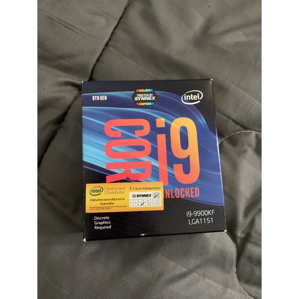 CPU I9 9900KF มือสองสภาพสวยมีประกัน22/9/22