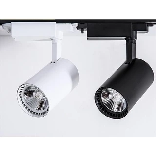 โคมแทรคไลทTrack Light 20W 30W แสงขาว แสงวอร์ม บอดี้ ดำ ขาว เปลี่ยนหลอดไม่ได้ ใส่รางแทรคไลท์