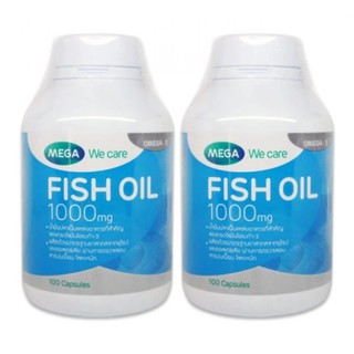 Mega We Care Fish Oil 1000 mg ป้องกันการอุดตันของหลอดเลือด