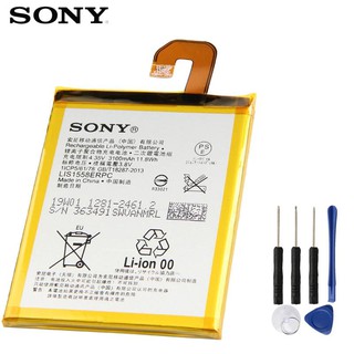 แบตเตอรี่ LIS1558ERPC สำหรับ Sony Xperia Z3 D6653 D6633 L55T L55U D6603 ของแท้แบตเตอรี่ 3100 mAh