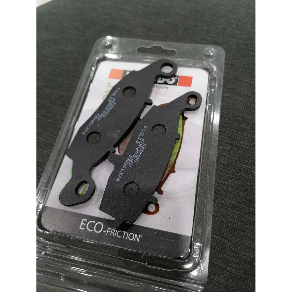 ผ้าเบรคหน้าขวา Ferodo  FDB2049EF /ER6N,Ninja650,Versys650,W800,Vulcan,Vstrom650