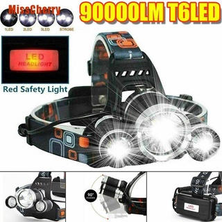 (Misscherry) ไฟหน้า Led T6 แบบชาร์จไฟได้