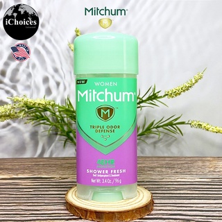 [Mitchum] Women Triple Odor Defense 48 Hr Protection Gel Antiperspirant Deodorant, Shower Fresh 96 g โรลออน