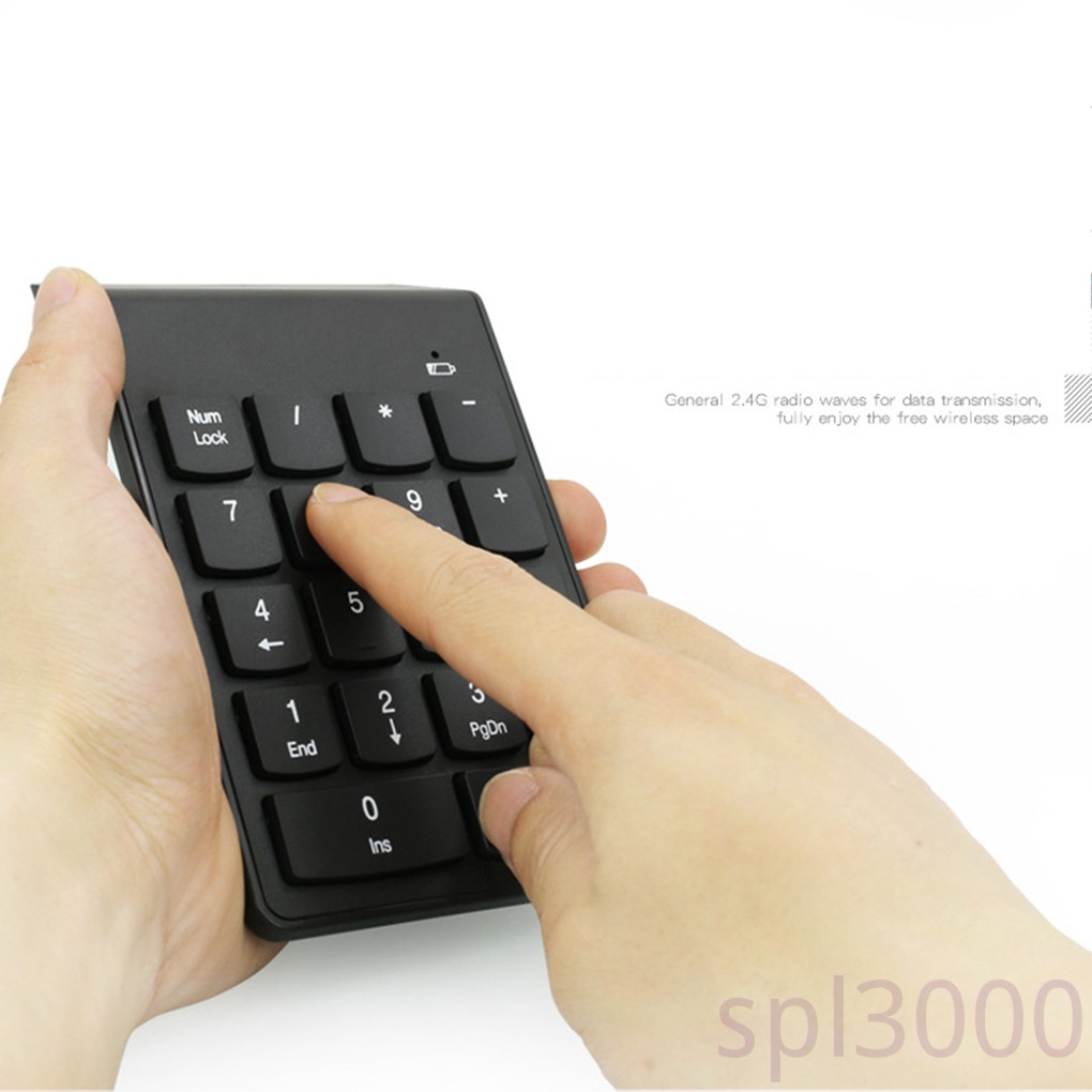 SPL-Wireless 2.4G Mini Numeric Keypad 18 Keys Number Pad Replacement ...