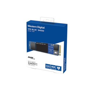 WD BLUE SN550 500GB SSD NVMe M.2 2280 (WDS500G2B0C) MS6-000113 Internal Solid State Drive