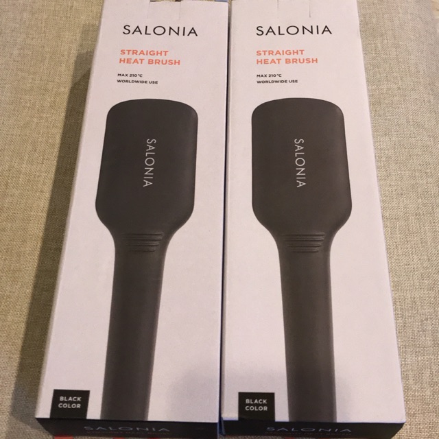 salonia straight heat brush