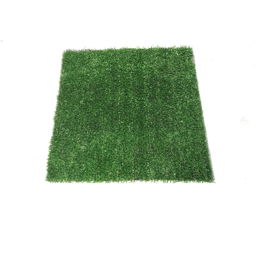 หญ้าเทียมเกรด A สูง 1 ซม. ขนาด 25x25 ซม. ชนิดหนาแน่น (ถ-M)