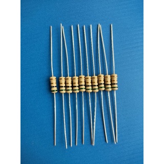 R.รีซีสเตอร์ ตัวต้านทาน 1W 5 Ohm (แพ็ค 10ตัว)