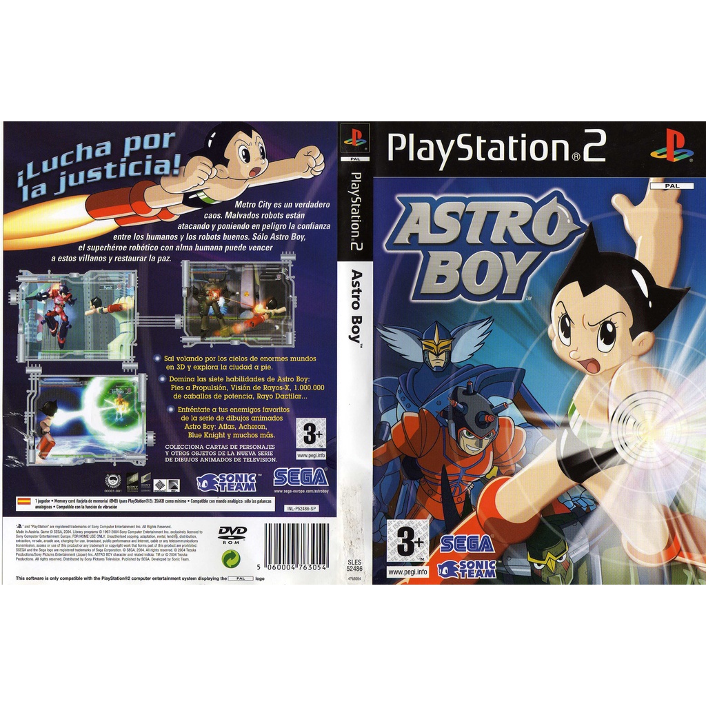 แผ่นเกมส์ PS2 Astro Boy   คุณภาพ ส่งไว (DVD)