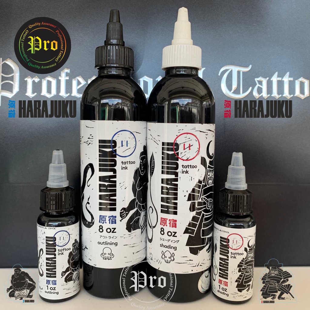 สีสัก HARAJUKU Tattoo Ink 1oz และ 8oz