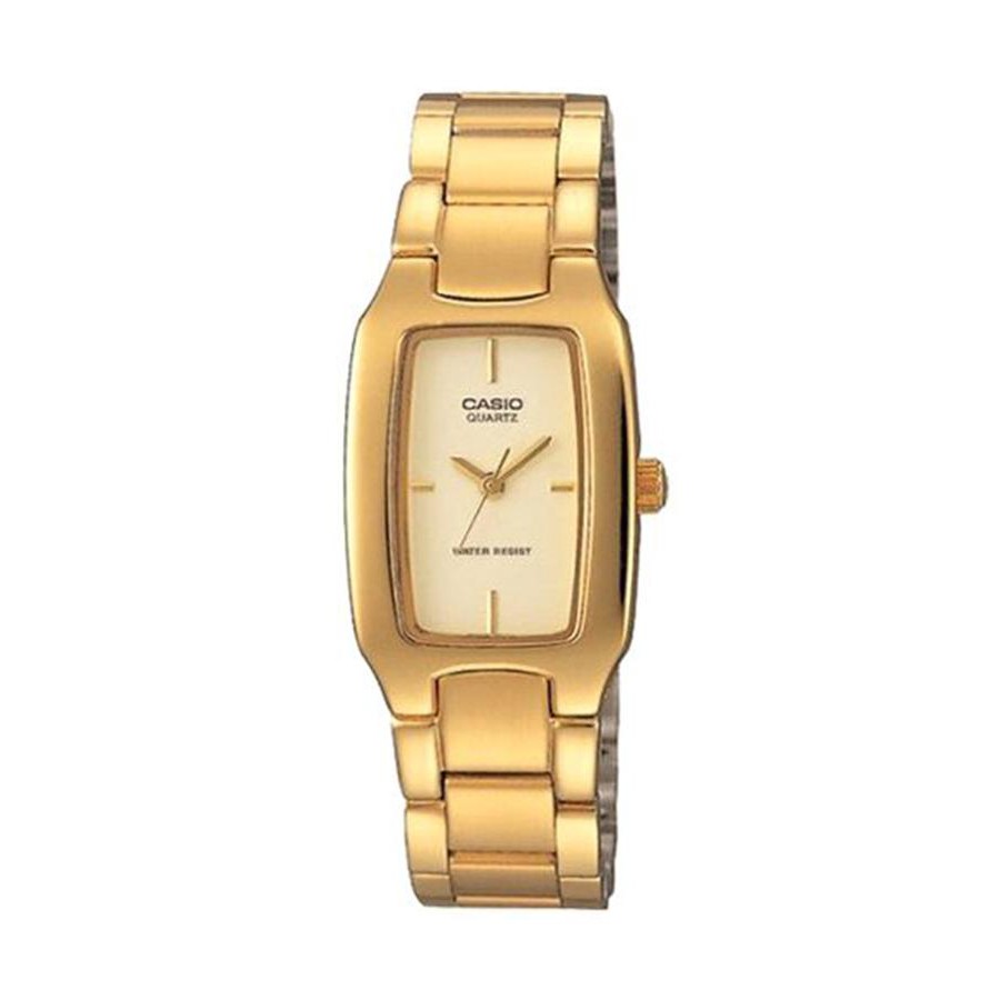 Casio Standard นาฬิกาข้อมือผู้หญิง สายสแตนเลส รุ่น LTP-1165,LTP-1165N,LTP-1165N-9C - สีทอง