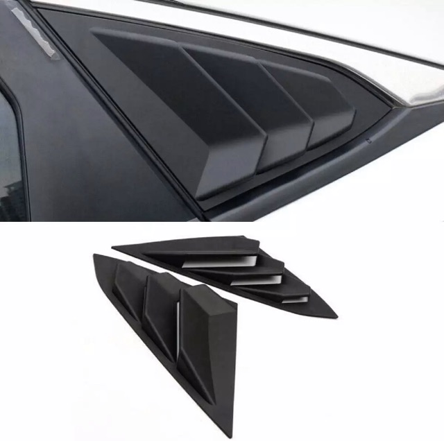 บานเกล็ดประตูหลัง Civic FC 2016-2020 สีดำด้าน - รูปที่ 2