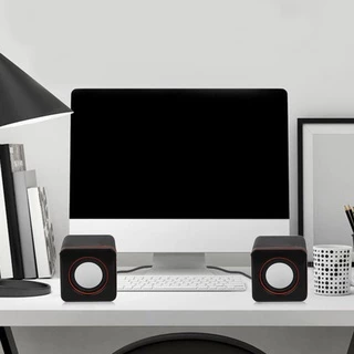 【BEST】 ลำโพง USB สามารถควบคุมระดับเสียงได้ ลำโพงเชื่อมต่อ 3.5 มม. สามารถเชื่อมต่อกับโทรศัพท์มือถือและคอมพิวเตอร์