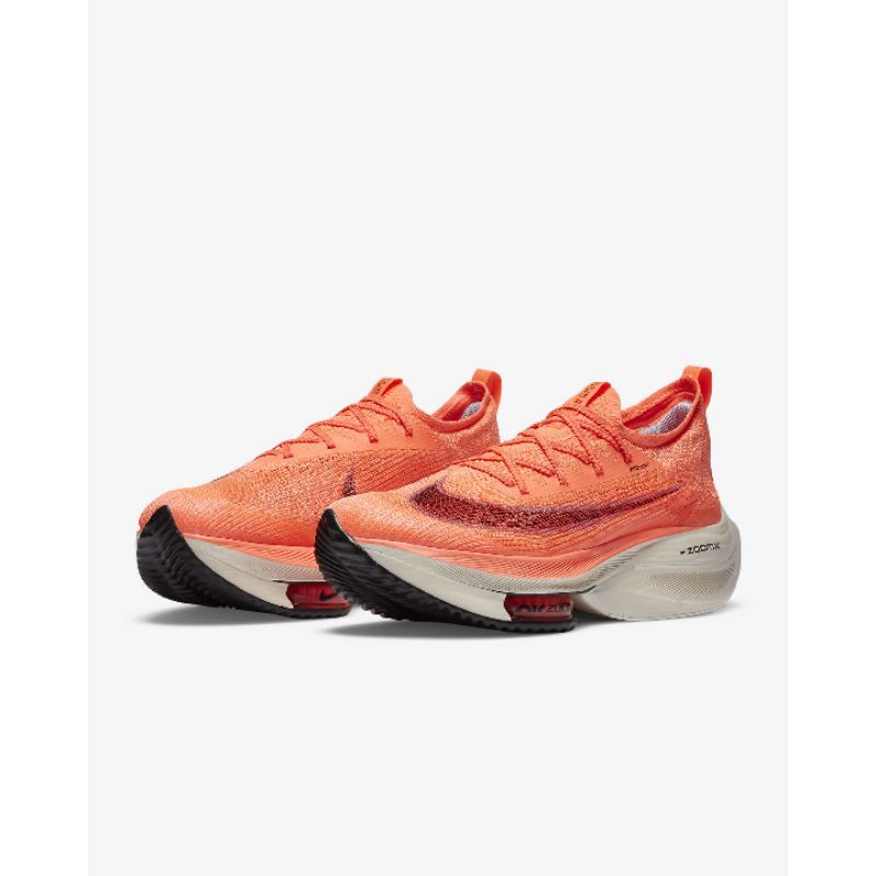 ผ่อน0% รองเท้าวิ่ง Nike Zoom Alpha Fly Next% "Bright Mango" ของแท้จาก Shop💯‼