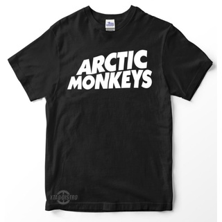 Kaos ARCTIC เสื้อยืดลําลอง แขนสั้น พิมพ์ลายโลโก้ลิง สไตล์อินดี้