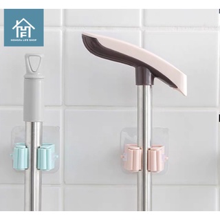 HUAFA  ตัวหนีบติดผนัง Mop Holder ที่แขวนไม้กวาด ที่จัดเก็บไม้กวาด ไม้ถูพื้น จัดเก็บอุปกรณ์มีด้าม