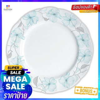 จาน FINE PORCELAIN ตื้น 10" KECH WINTER SKYFINE PORCELAIN FLAT PLATE 10" KECH WINTER SKY