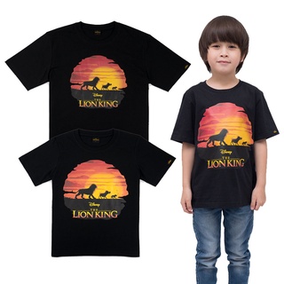 Disney Lion King Family -T Shirt เสื้อยืดไลอ้อนคิงครอบครัว สินค้าลิขสิทธ์แท้100% characters studio